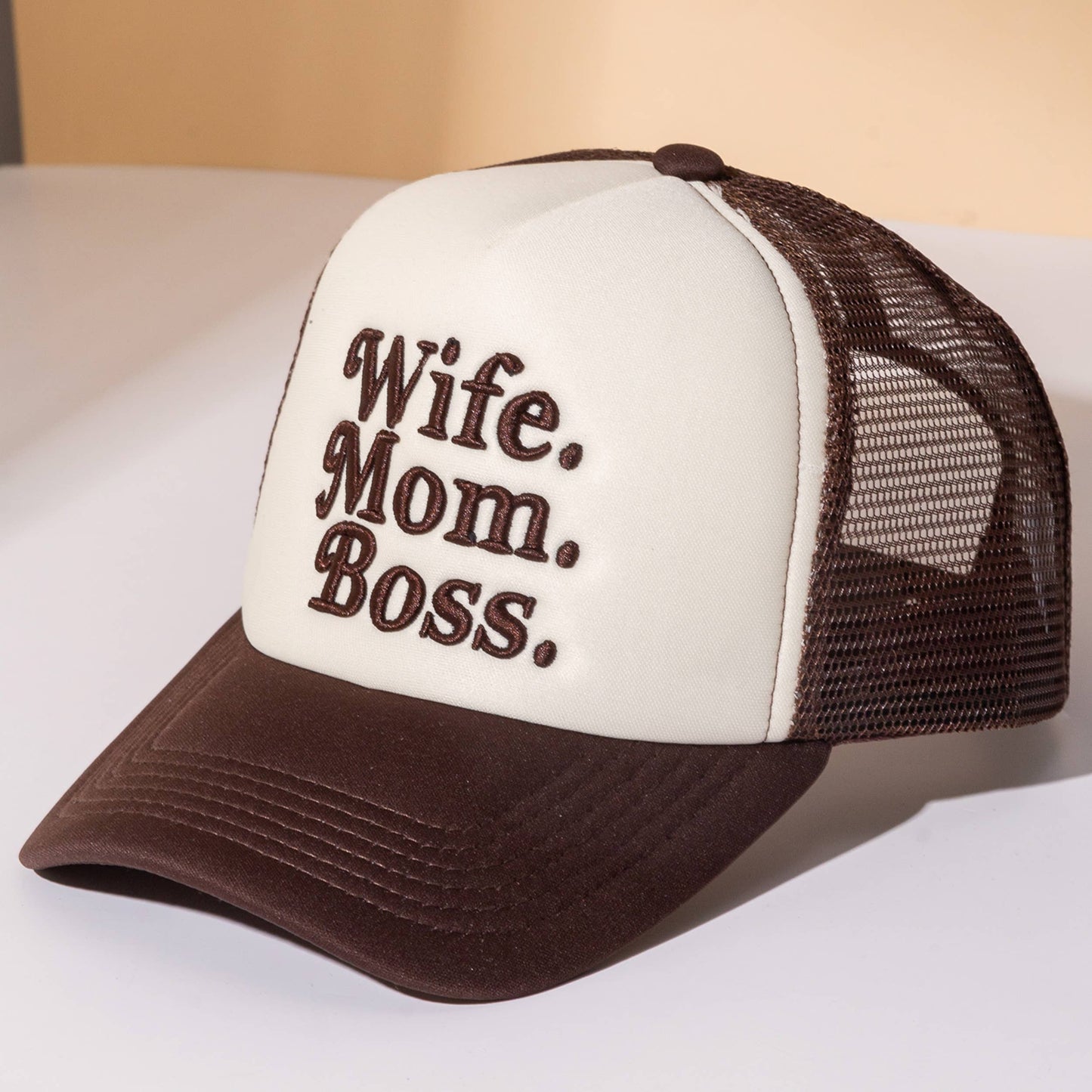 WIFE MOM BOSS Trucker Hat