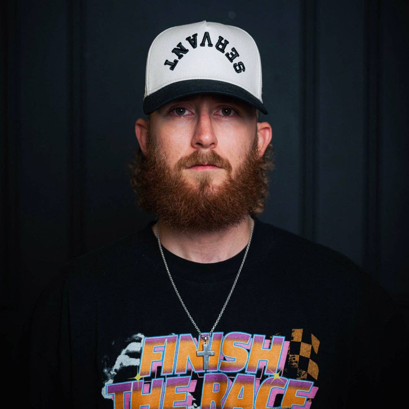 SERVANT Upside Down Kingdom Snapback - Beige