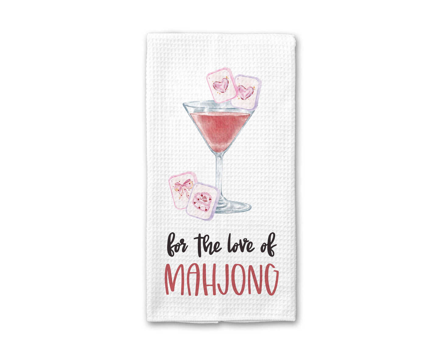 For The Love of Mahjong Kitchen Towel