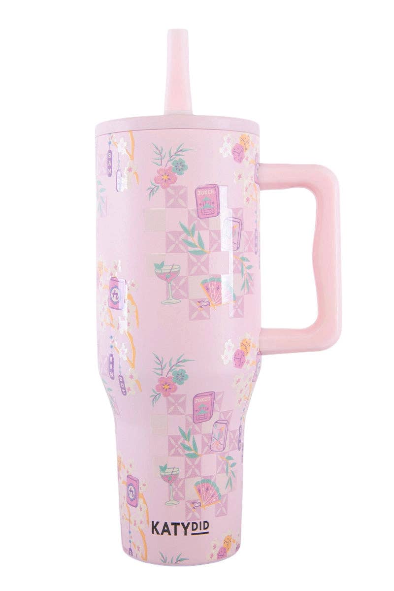 Mahjong Pieces Flip Top Tumbler Cup Wholesale