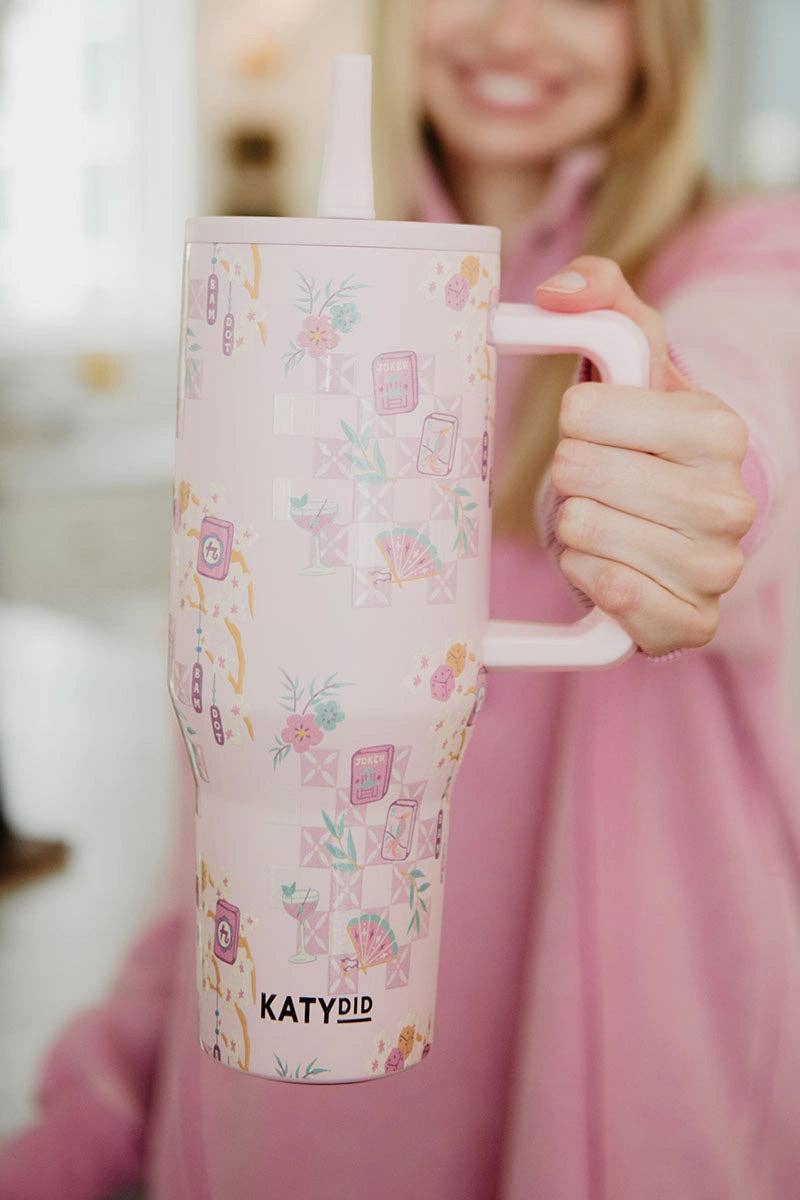 Mahjong Pieces Flip Top Tumbler Cup Wholesale