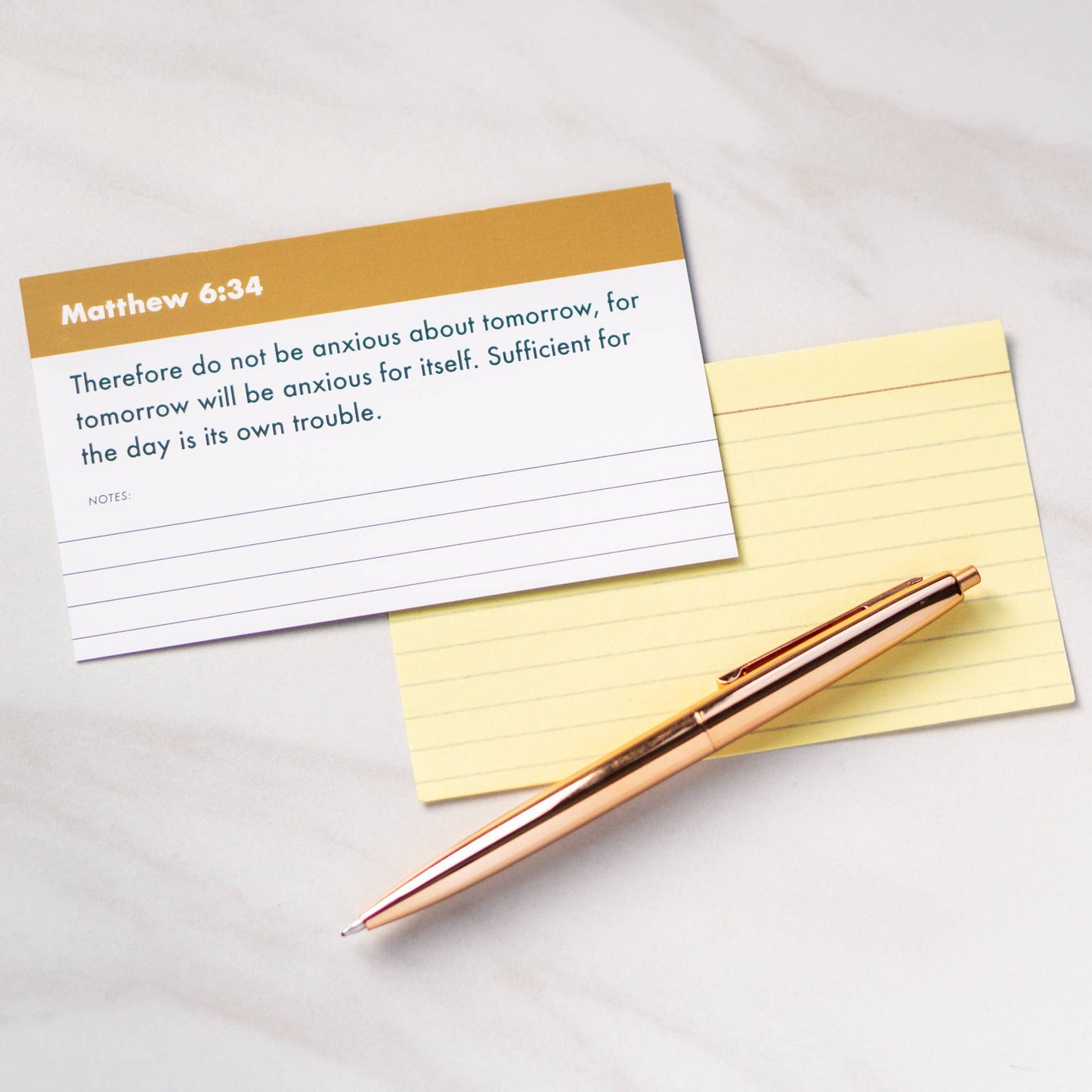 Scripture Memory Cards for Overcoming Anxiety