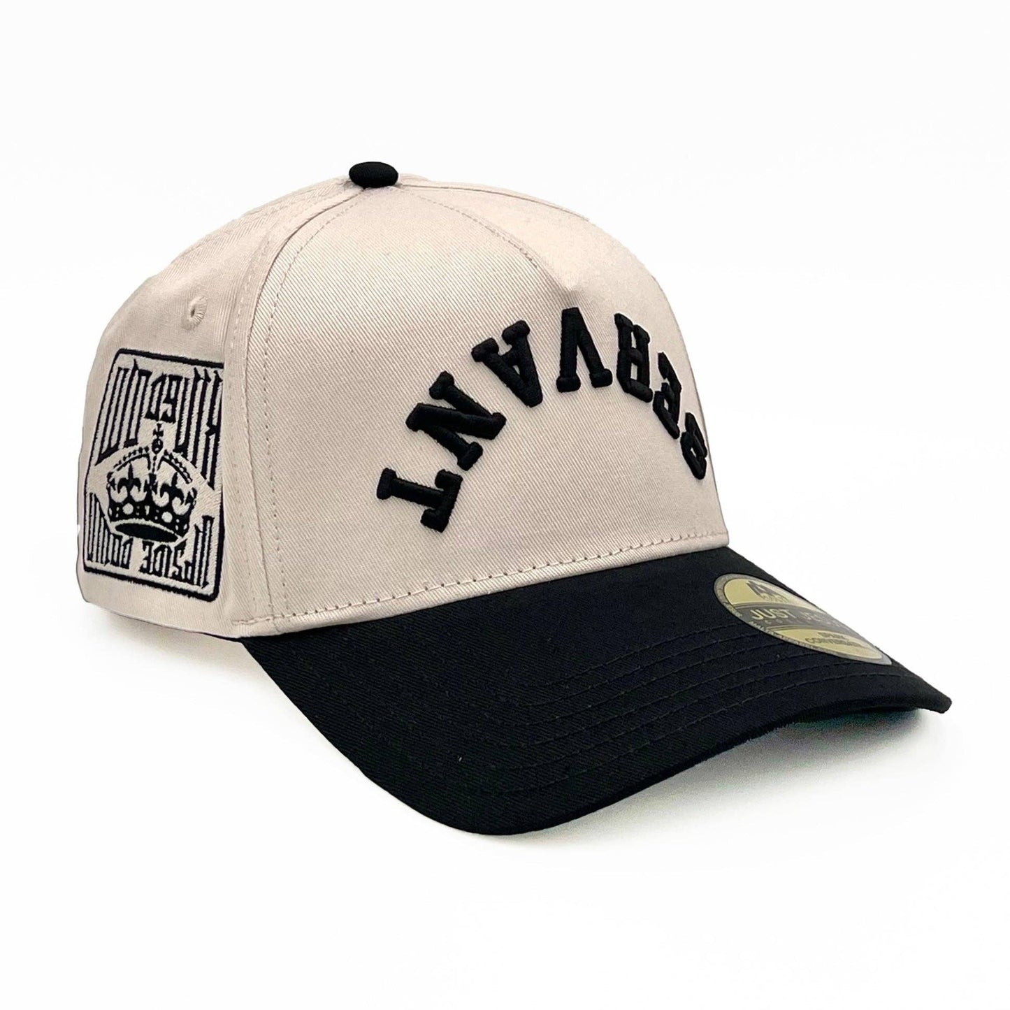 SERVANT Upside Down Kingdom Snapback - Beige
