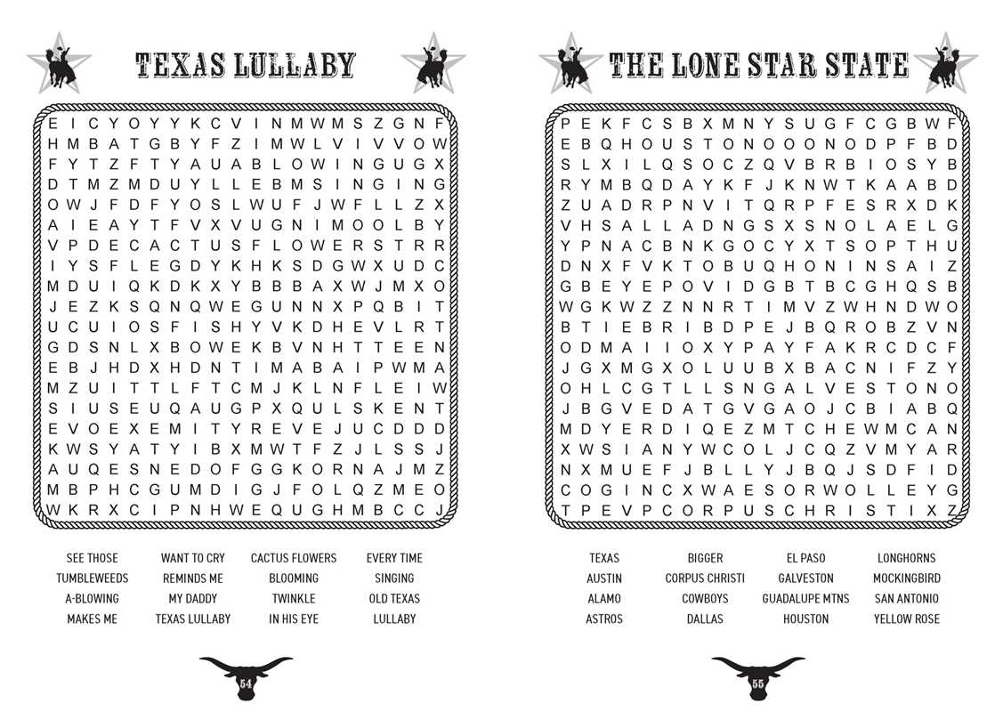 All About Texas Word Search by Editors of Thunder Bay Press