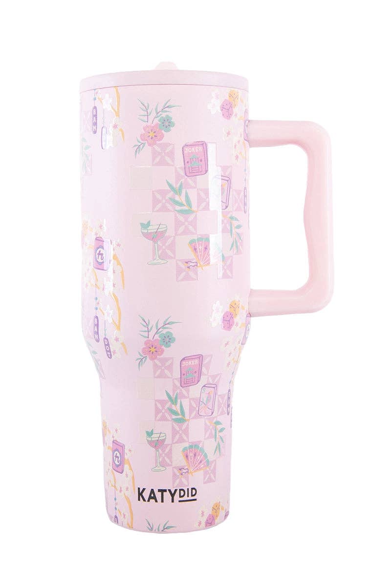 Mahjong Pieces Flip Top Tumbler Cup Wholesale