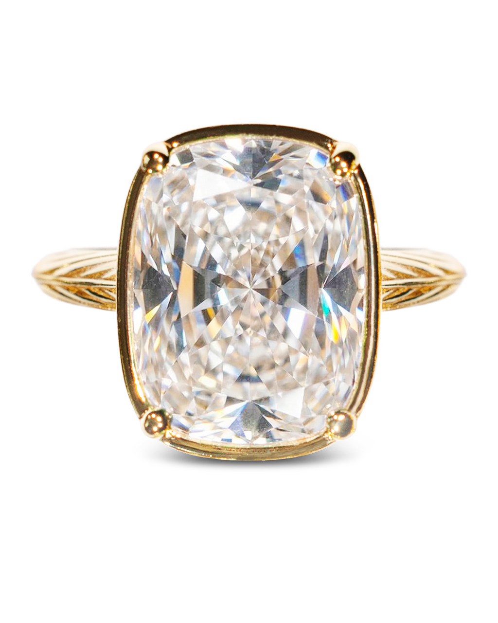 Sterling Silver Elongated Cushion Cocktail Ring
