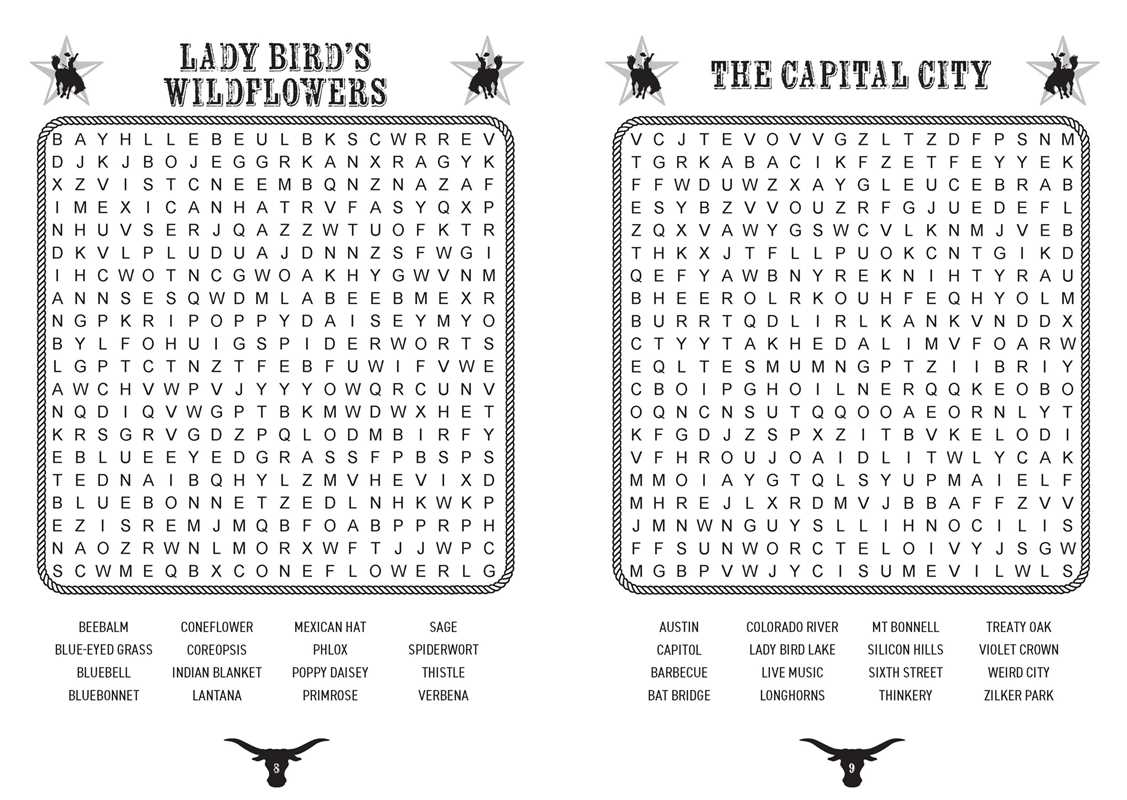 All About Texas Word Search by Editors of Thunder Bay Press