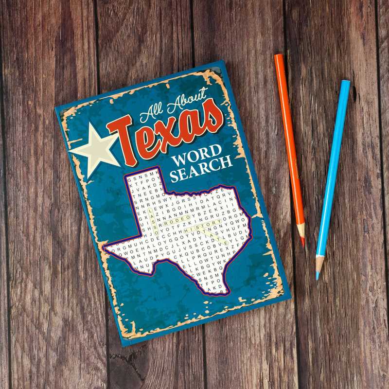 All About Texas Word Search by Editors of Thunder Bay Press
