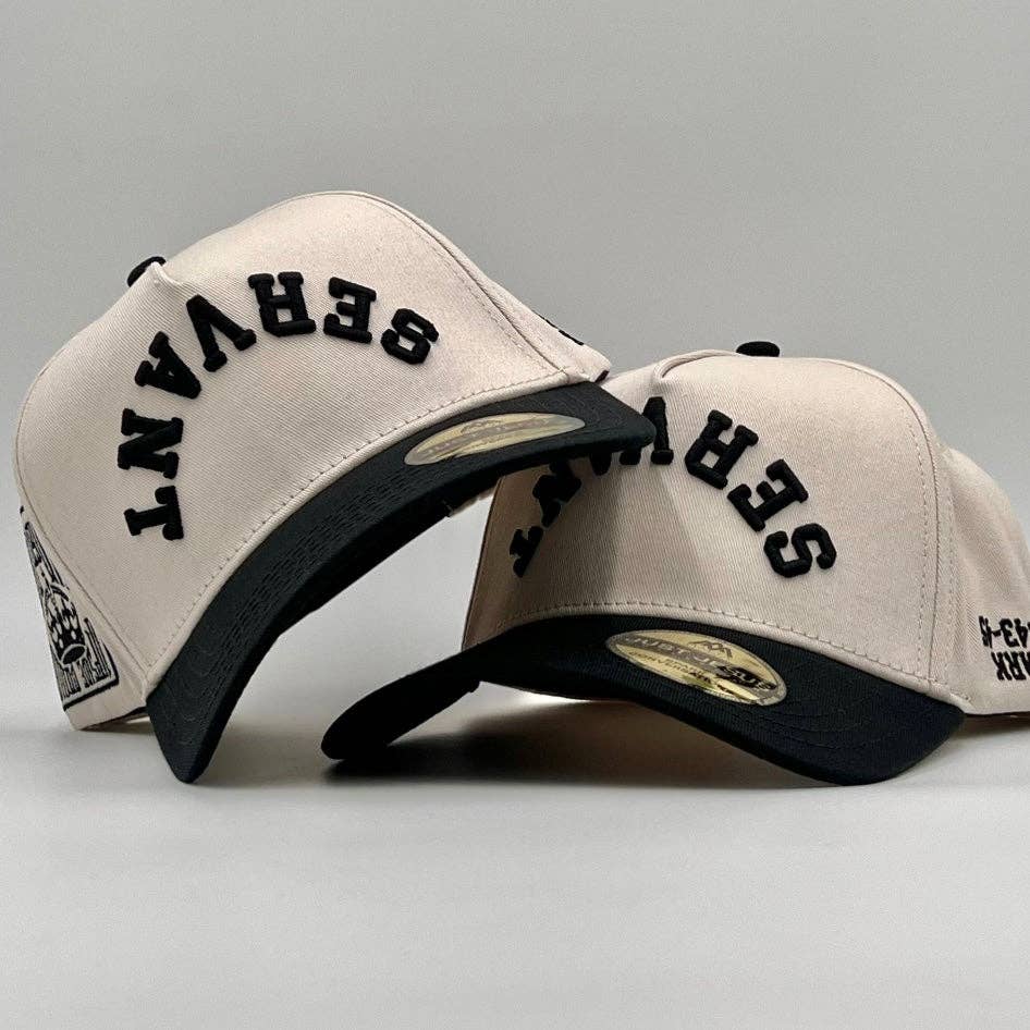 SERVANT Upside Down Kingdom Snapback - Beige