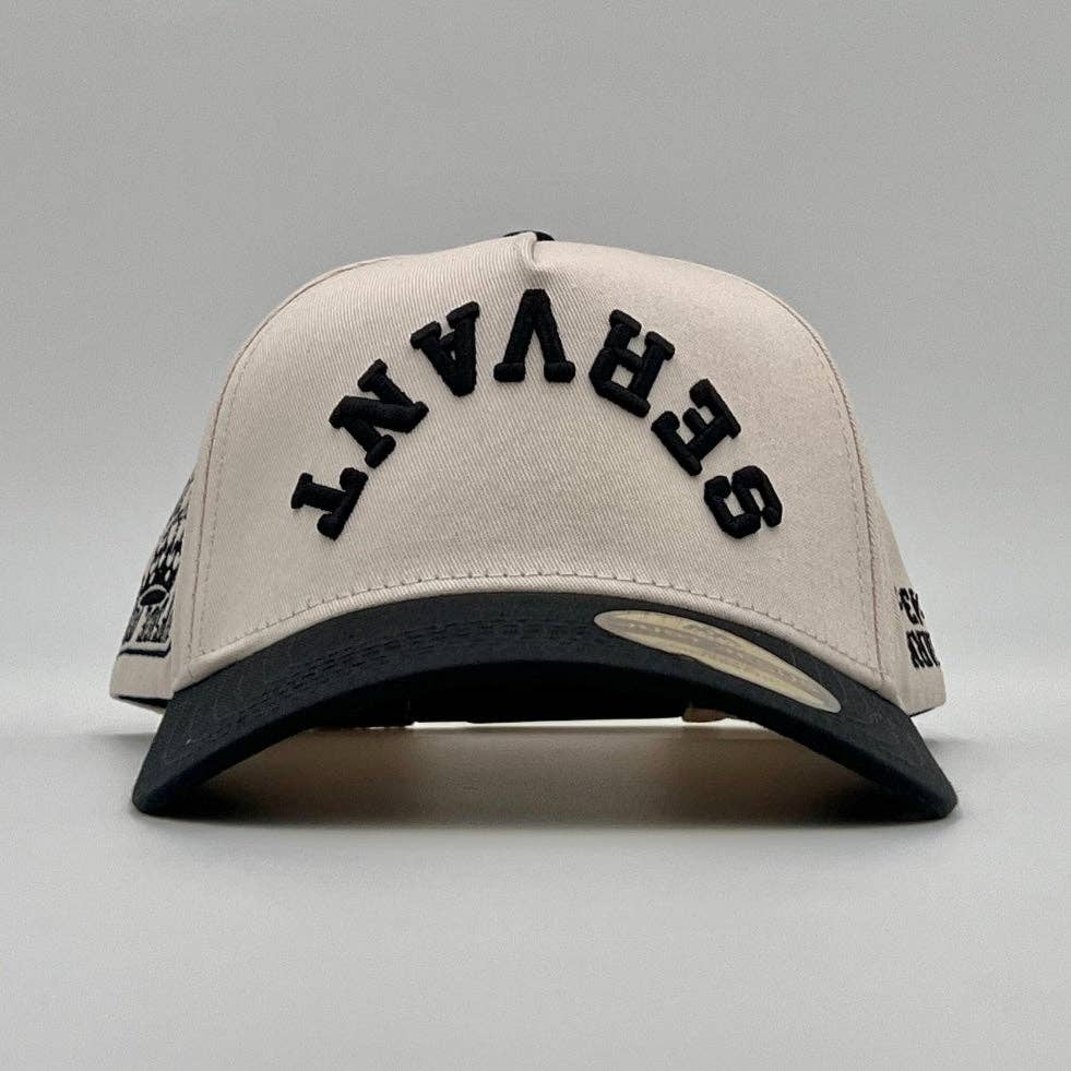 SERVANT Upside Down Kingdom Snapback - Beige