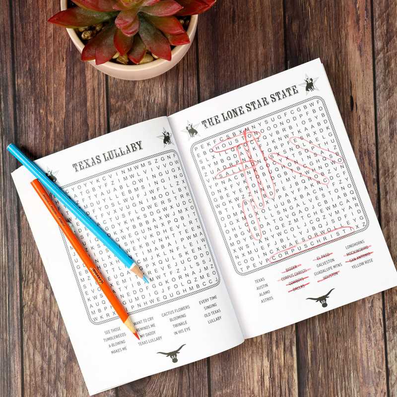 All About Texas Word Search by Editors of Thunder Bay Press