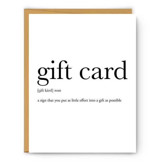 Gift Card Definition - Everyday Card