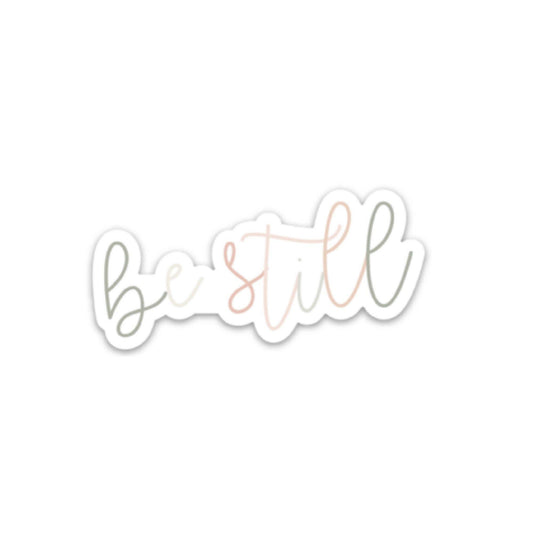 Be Still Pastels Sticker