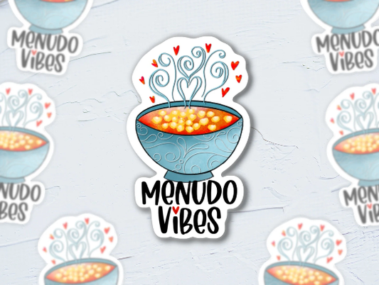 Menudo Vibes Waterproof Vinyl Sticker